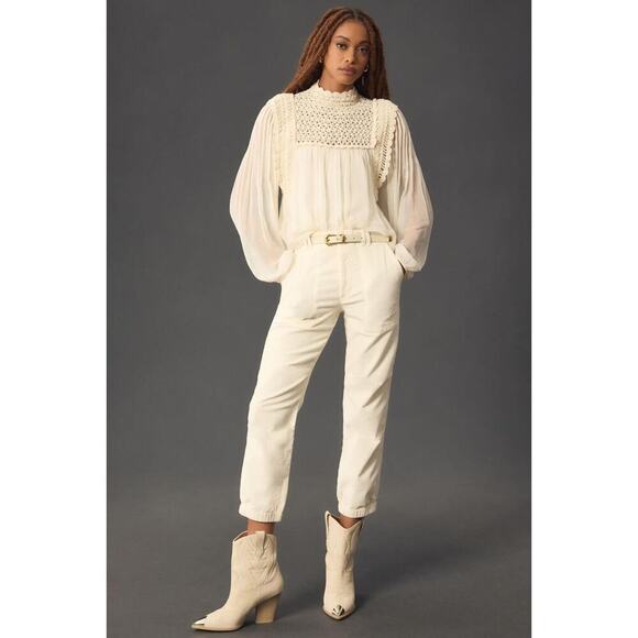 Citizens Of Humanity Pants - NWT Citizens of Humanity Agni Mid-Rise Utility Corduroy Pants Sz 34 White #8C414